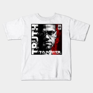 Malcolm X Truth to Power Kids T-Shirt